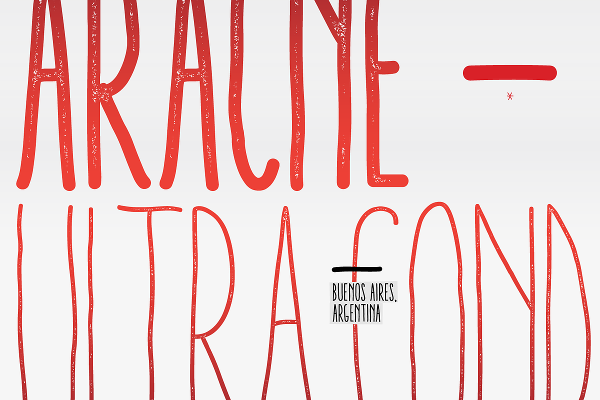 Aracne Ultra Condensed preview 2