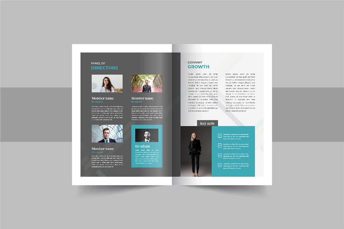 Annual report brochure design layout, a Brochure Template by Pavel_design (Photo 7 of 7)