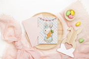 Easter garden Watercolor Clipart, an Illustration by Estúdio Lin (Thumbnail 6 of 7)