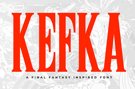 KEFKA, a Serif Font by Loudoun Design Co.
