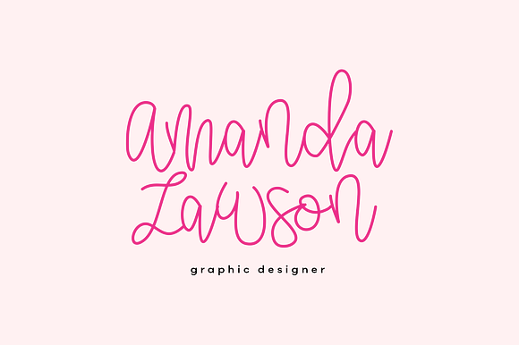 Alpenglow - Bouncy Script Font preview 7