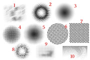 Halftone Brushes for Photoshop, a Brush Add-On by 3d_model_tifotizi (Thumbnail 2 of 3)