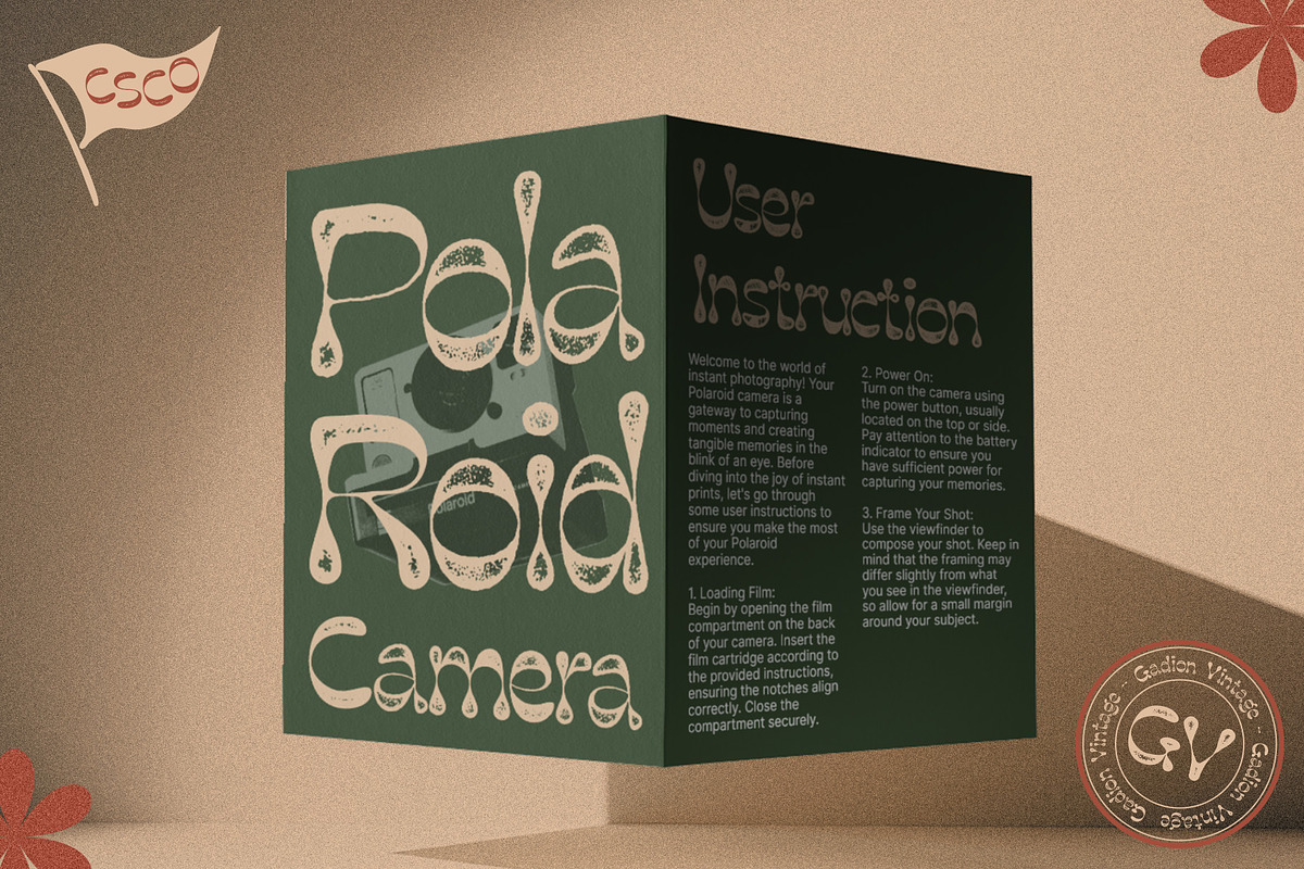 Gadion Vintage, a Serif Font by Craft Supply Co. (Photo 7 of 8)