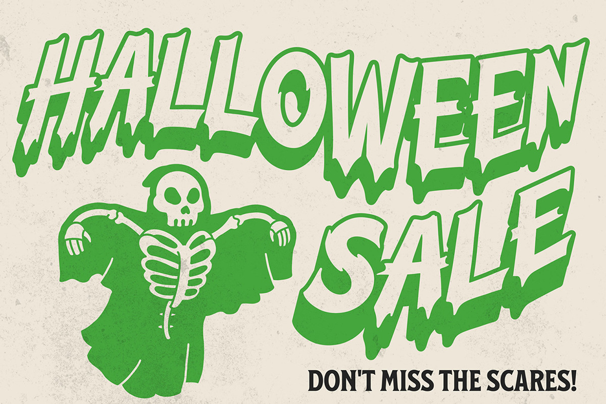 Wicked Veins – Halloween Font, a Font by Arendxstudio (Photo 4 of 9)