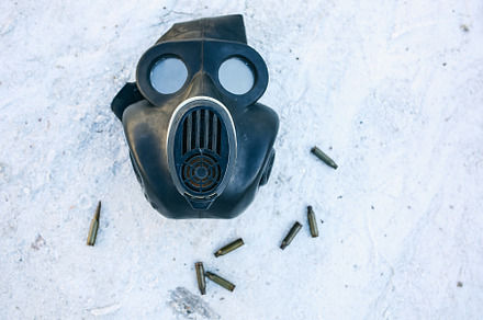 The breathing mask safety respirator