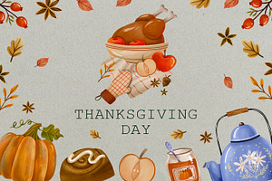 Thanksgiving Clipart Autumn Harvest