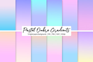 Pastel Ombre Gradients