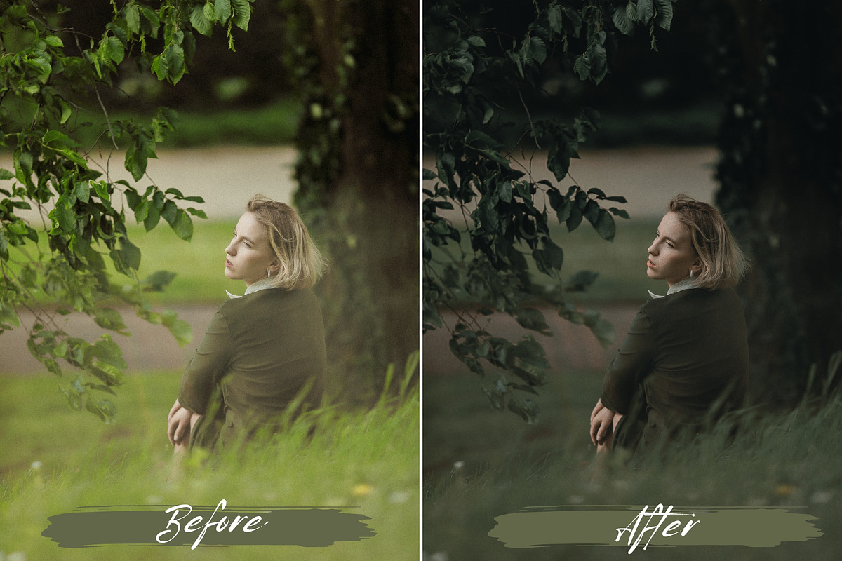 10 Soft Green Lightroom Presets, a Preset Add-On by MEPRESETS (Photo 7 of 9)