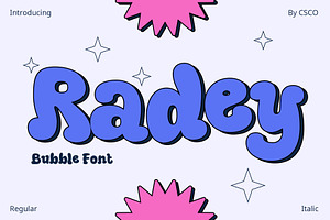 Radey Bubble Font