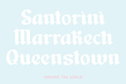 Messy Bun - Blackletter Font, a Blackletter Font by ariodsgn (Thumbnail 6 of 9)