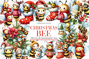 Christmas bee clipart, an Illustration by Designworld (Thumbnail 1 of 5)