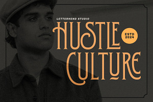 Hustle Culture Vintage Display