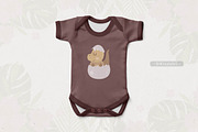Little Dinosaur - Cute Baby Clipart, a Decorative Illustration by BrillCreateArt (Thumbnail 4 of 6)