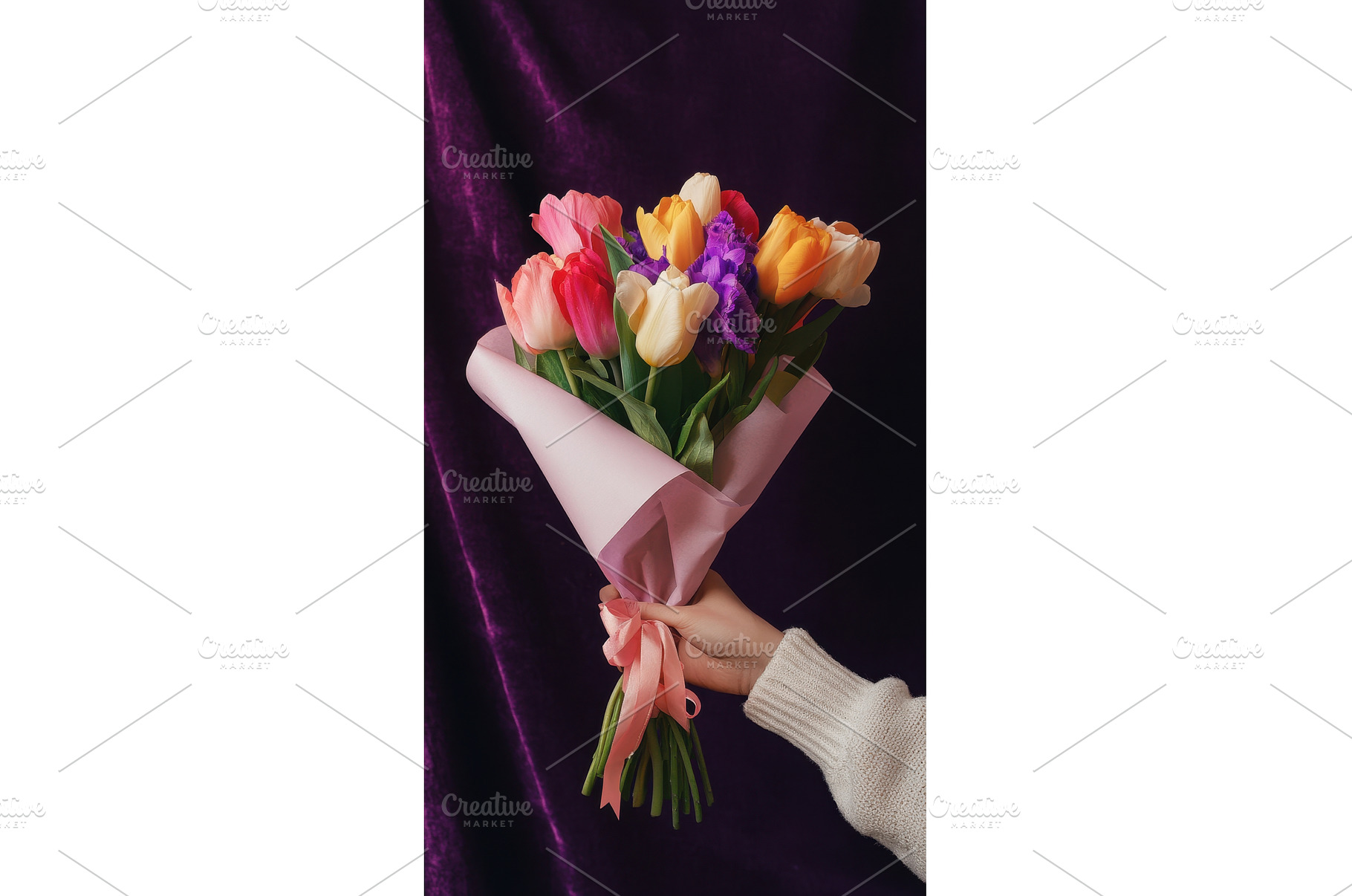 Colorful tulip bouquet, a Beauty & Fashion Photo by Beautiful things