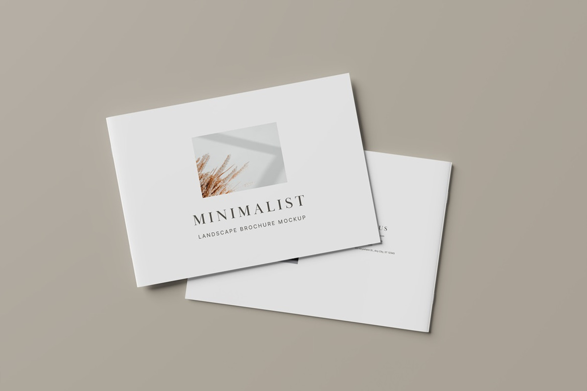 A4/A5 Landscape Brochure Mockup, a Books & Magazine Mockup by Momogi (Photo 7 of 11)