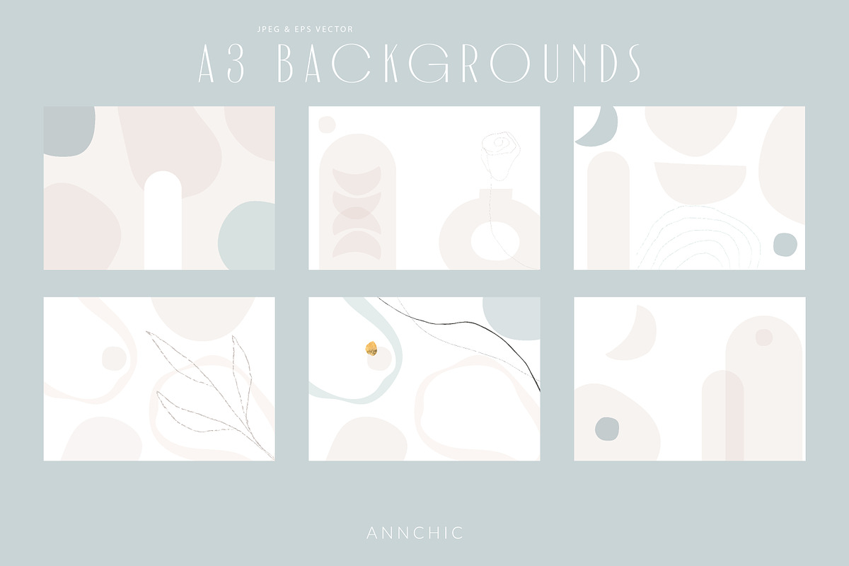 Abstract shapes art collection, a Texture Graphic by Anna Sokol (Photo 9 of 28)