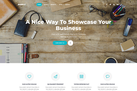 Sparkle - Multipurpose Landing Page, a Bootstrap Template by alphawd