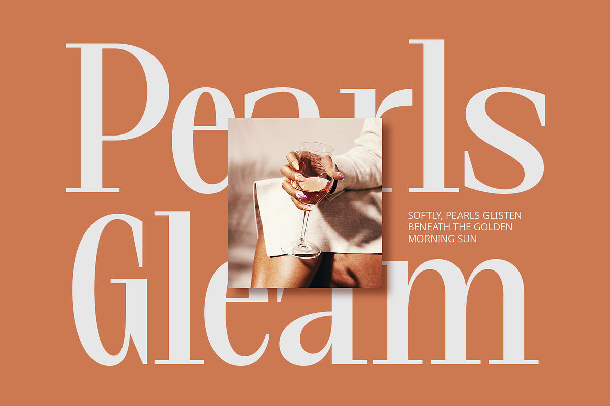 CS Galcia – Condensed Font, a Serif Font by Craft Supply Co. (Photo 7 of 8)