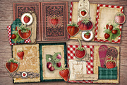 Strawberry Scrapbooking Kit, a Food Illustration by Secret Helper (Thumbnail 2 of 8)