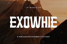 Exowhie - Font