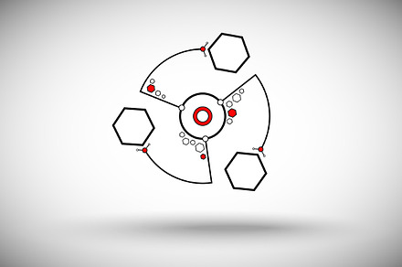 Three cells in the form of a circle