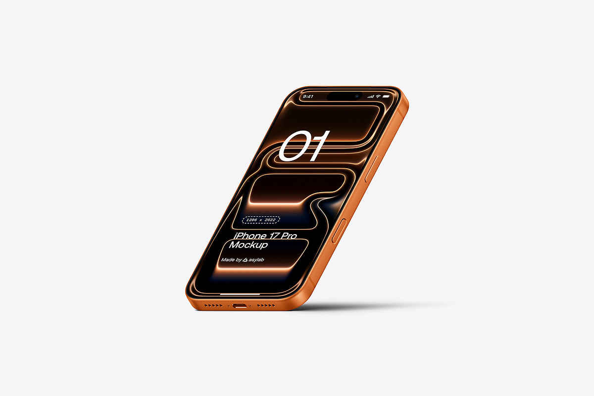 iPhone 17 Pro - 24 Mockups Scenes, an iPhone Mockup by Asylab (Photo 32 of 61)