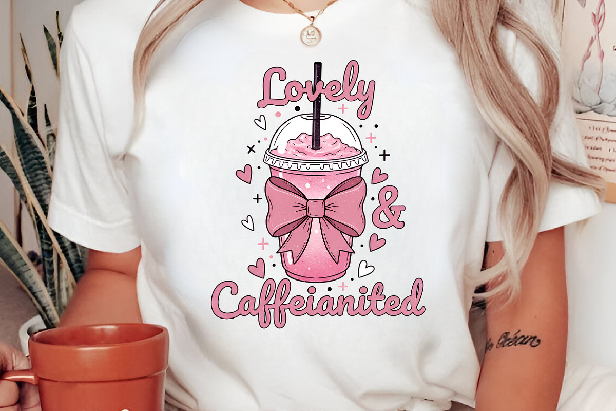 Lovely Caffeinated PNG,Valentines Da, a Graphic by Libby Wishes (Photo 7 of 8)