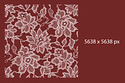 Lace seamless patterns, cliparts., a Pattern Graphic by Ajuga (Thumbnail 6 of 8)