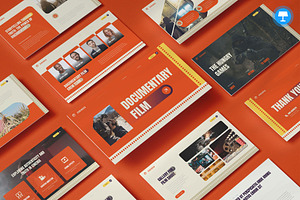 Documentary Film Keynote, a Presentation Template by Pixslides