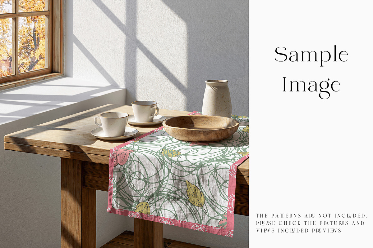 Table Runner Mockups, a Household Mockup by mock-ups (Photo 13 of 17)