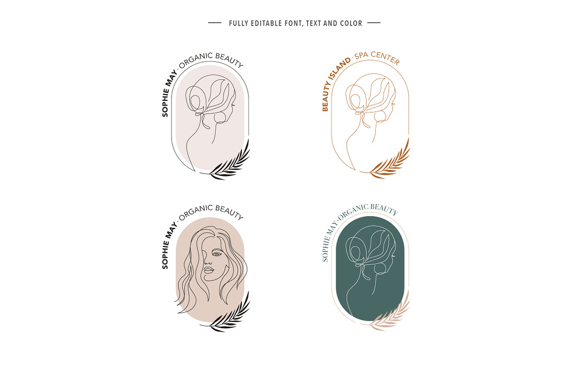 Elle - feminine beauty logos and art, a Branding & Logo Template by Marish (Photo 10 of 12)