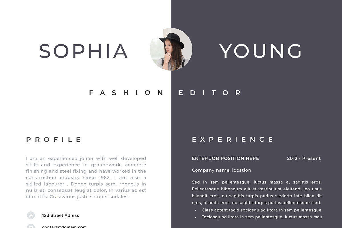 Resume Template 1, 2 page, a Resume Template by Resume Angels (Photo 3 of 9)