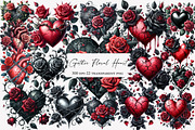Gothic Floral Heart Clipart, an Illustration by Designworld (Thumbnail 1 of 6)