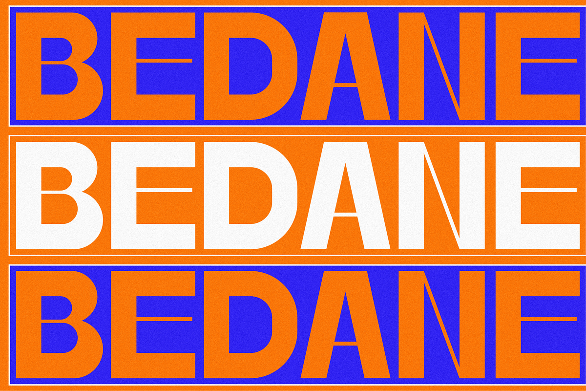 Bedane - Modern Sans Serif, a Sans Serif Font by MaikoHatta (Photo 2 of 9)