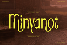 Minyanot | Modern Display Serif