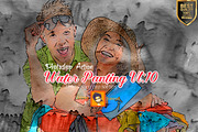Water Panting Photoshop Action Vl 10, an Action Add-On by MRI STUDIO (Thumbnail 2 of 7)