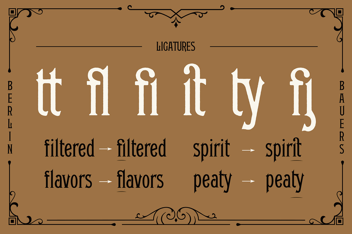 Glenfield - A Vintage Typeface, a Serif Font by Jordan Wilson (Photo 5 of 12)
