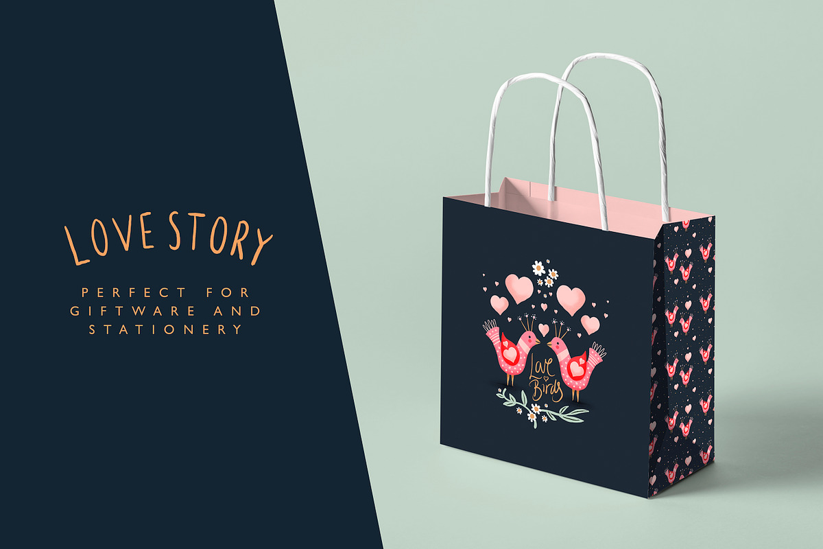 Love Story Gouache Illustration Pack, an Illustration by Laura Ingham (Photo 8 of 14)