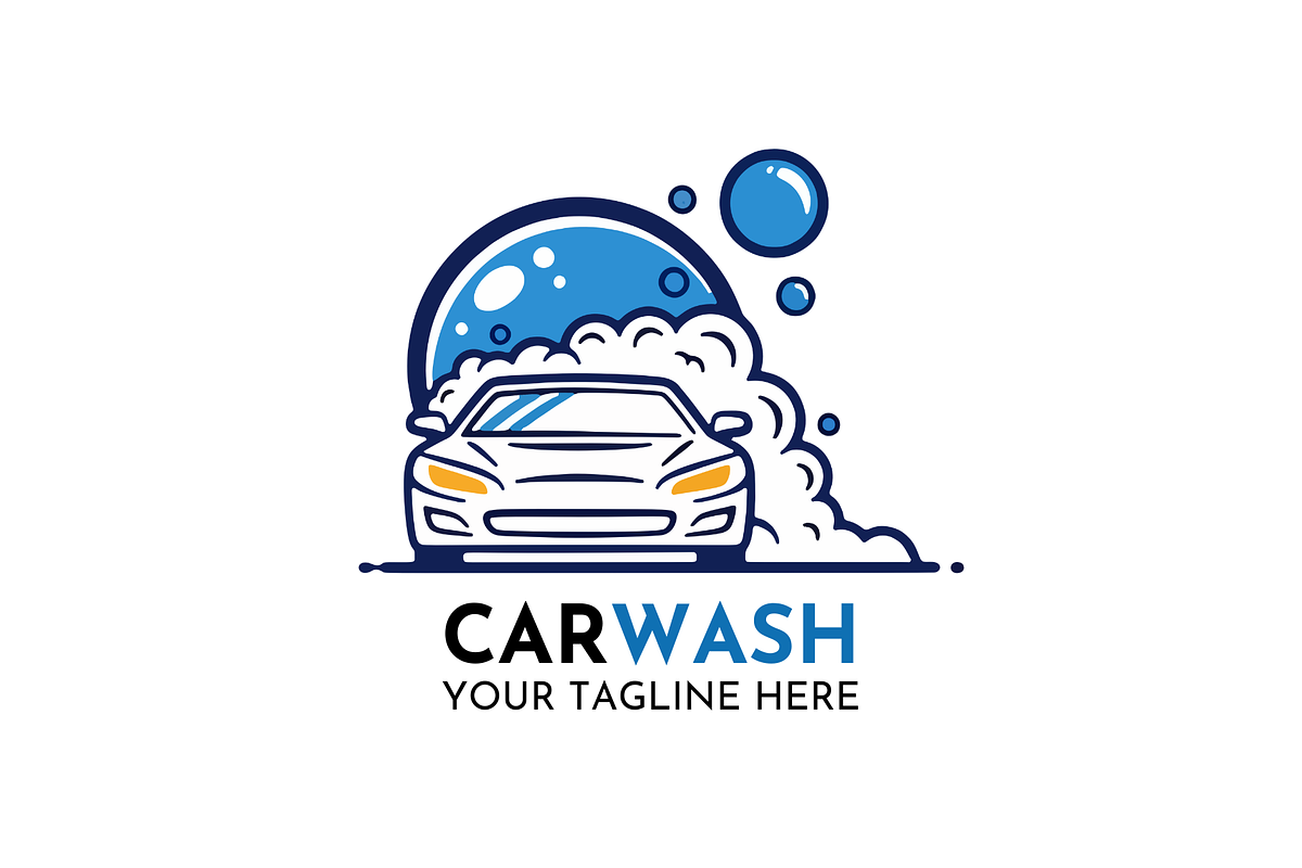 Car Wash Logo Design Vehicle Care, a Branding & Logo Template by Megafox Studio (Photo 1 of 2)