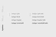 Antique - Luxury Serif Typeface, a Serif Font by Cassandra Cappello (Thumbnail 2 of 5)
