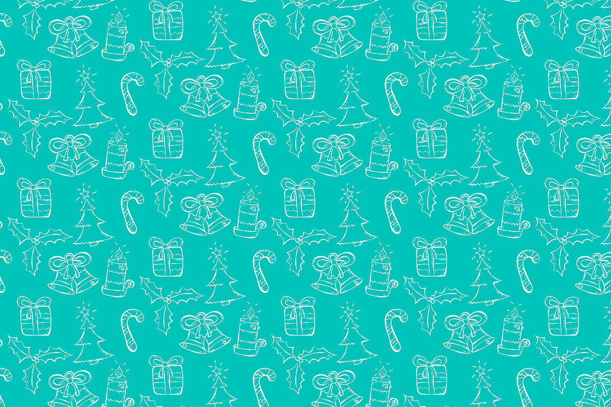 Christmas seamless pattern. Vector., a Pattern Graphic by AnastasiaFlowStudio (Photo 1 of 2)