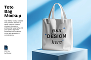 Tote bag Mockup PSD, a Household Mockup by mockeyai (Thumbnail 1 of 4)