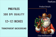 Christmas western clipart bundle, an Illustration by SinaCreation (Thumbnail 6 of 7)