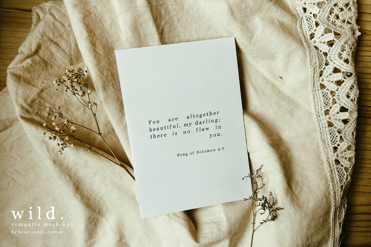 wild | romantic mock-ups, a Mockup by Heart + Soul Studios (Photo 3 of 7)