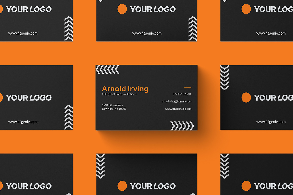 Fitness and Wellness - Business Card, a Card Template by StreaksideStd (Photo 3 of 3)