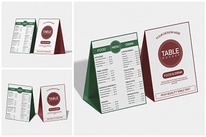 Table Tent Mockup, an Advertising Mockup by Unerispace