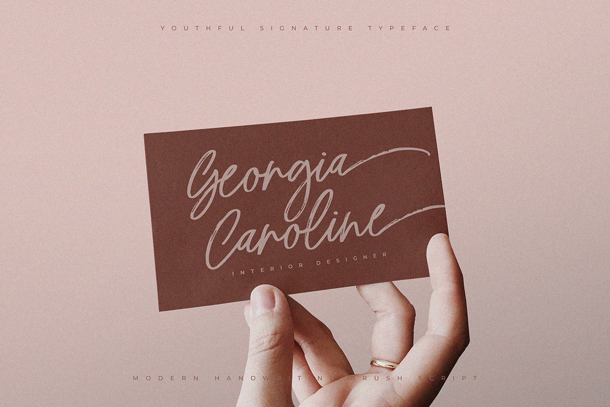 Youthful | Signature Script Font, a Script Font by Pentagonistudio (Photo 5 of 11)