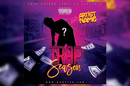 Trap Season Mixtape Flyer Template