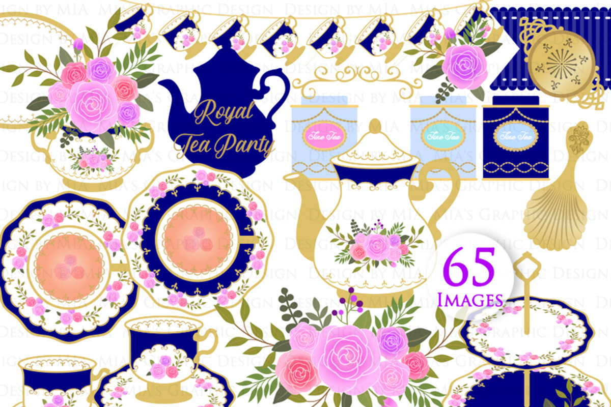 Tea, Tea Party, Afternoon Tea, a Food Illustration by Mia's Graphic Design (Photo 3 of 9)