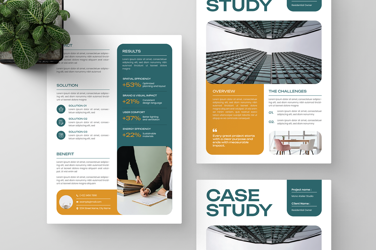 Case Study, a Flyer Template by Annora Studio (Photo 5 of 6)